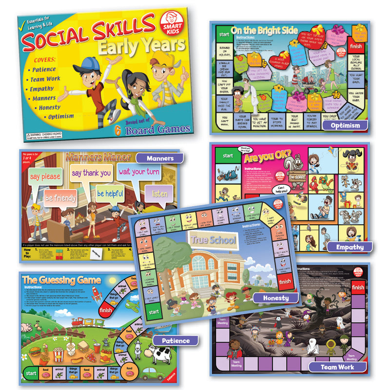 Early　Smart　Board　Skills　Social　NZ　–　Games　Years　Kids