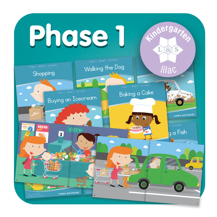 Structured Literacy - Letters & Sounds Phase 1 Wordless Books
