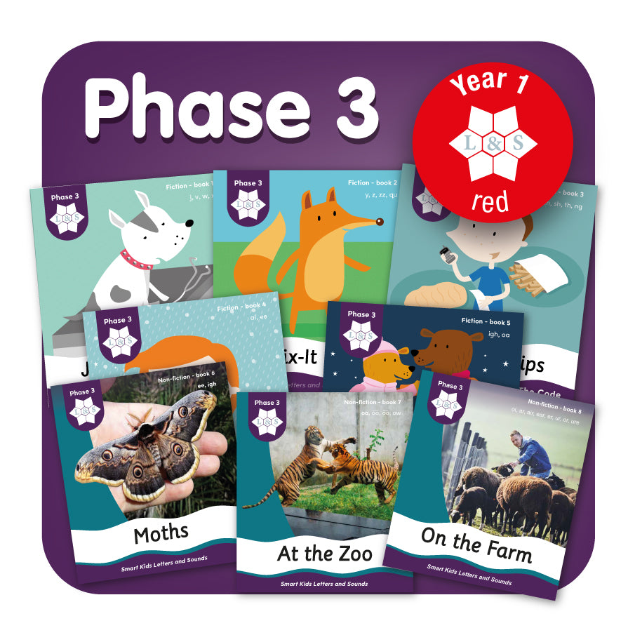 Structured Literacy - Letters & Sounds Phase 3 Decodable Readers