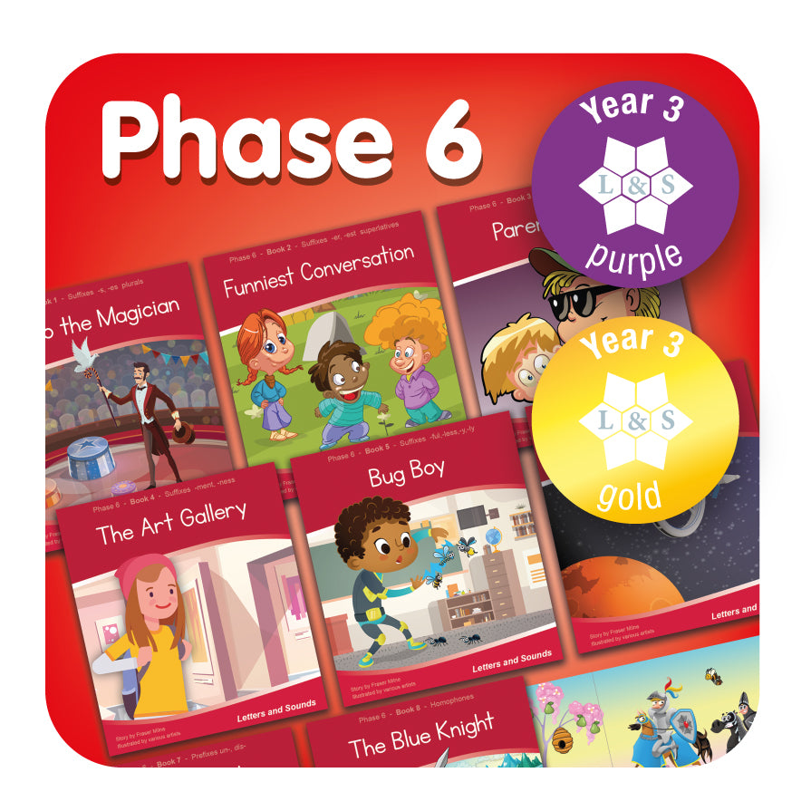 Structured Literacy - Letters & Sounds Phase 6 Decodable Readers
