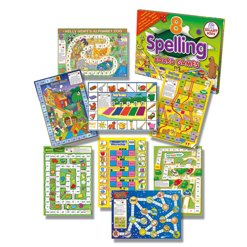 8 Spelling Board Games – Smart Kids NZ