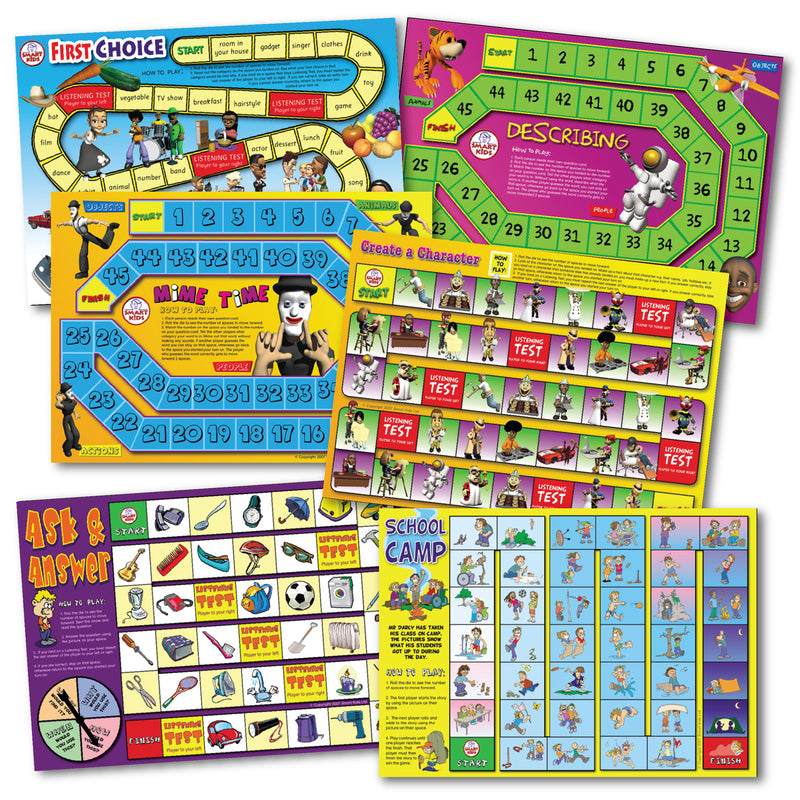 6 Speaking & Listening Board Games