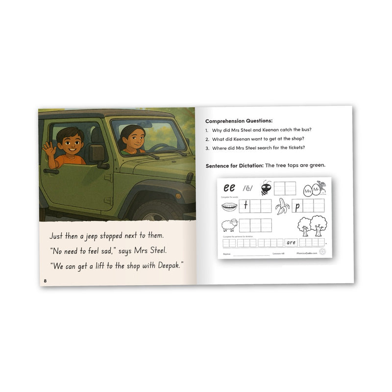 Phonics Code Book 48 - ee says /long e/