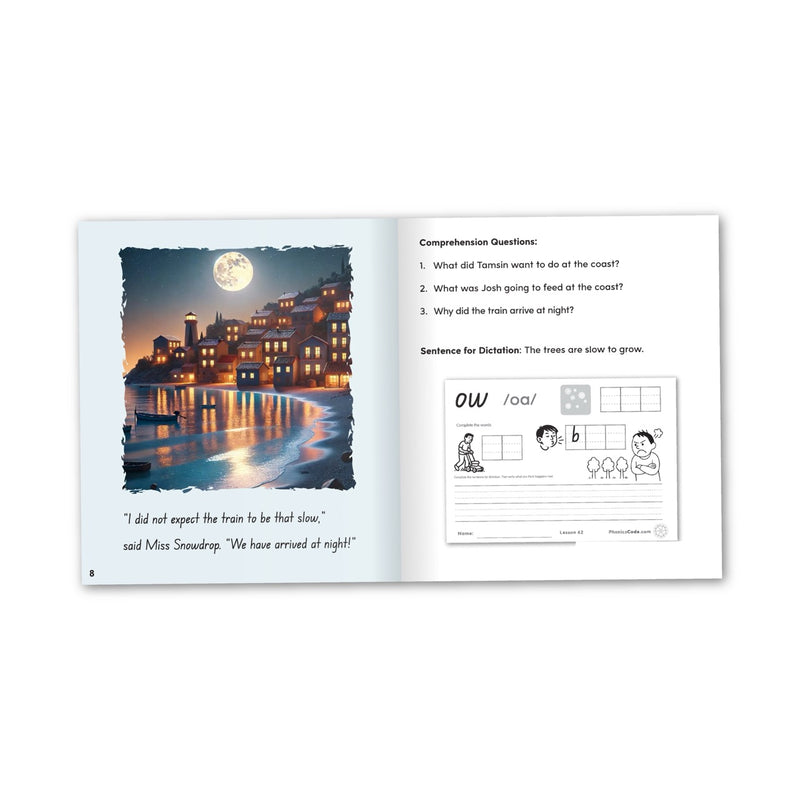 Phonics Code Book 62 - ow says /long o/