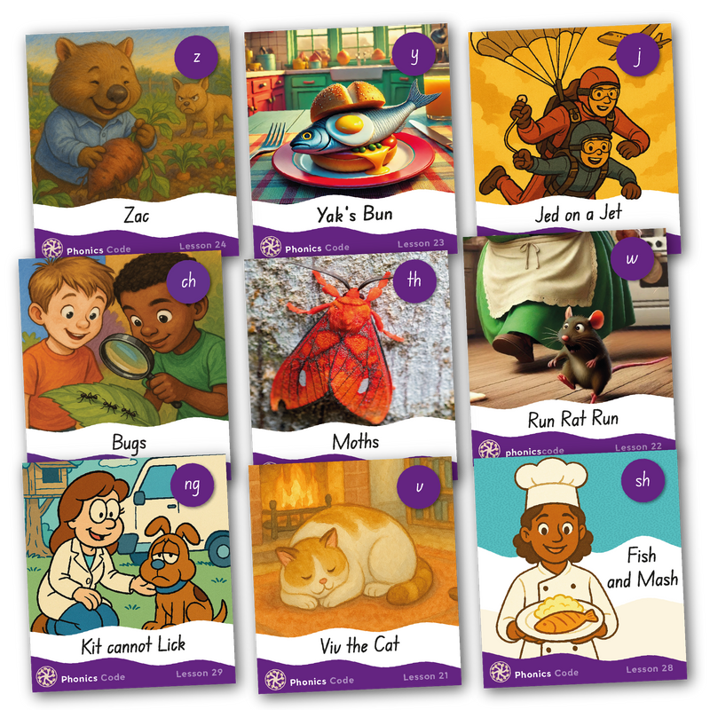 Phonics Code Books 19-29