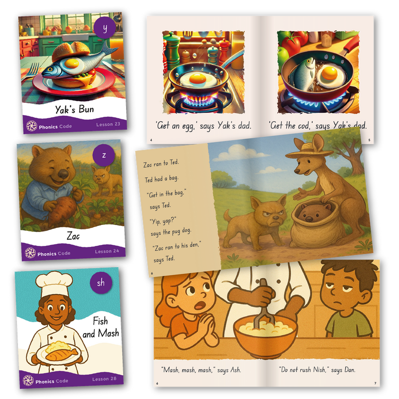 Phonics Code Books 19-29