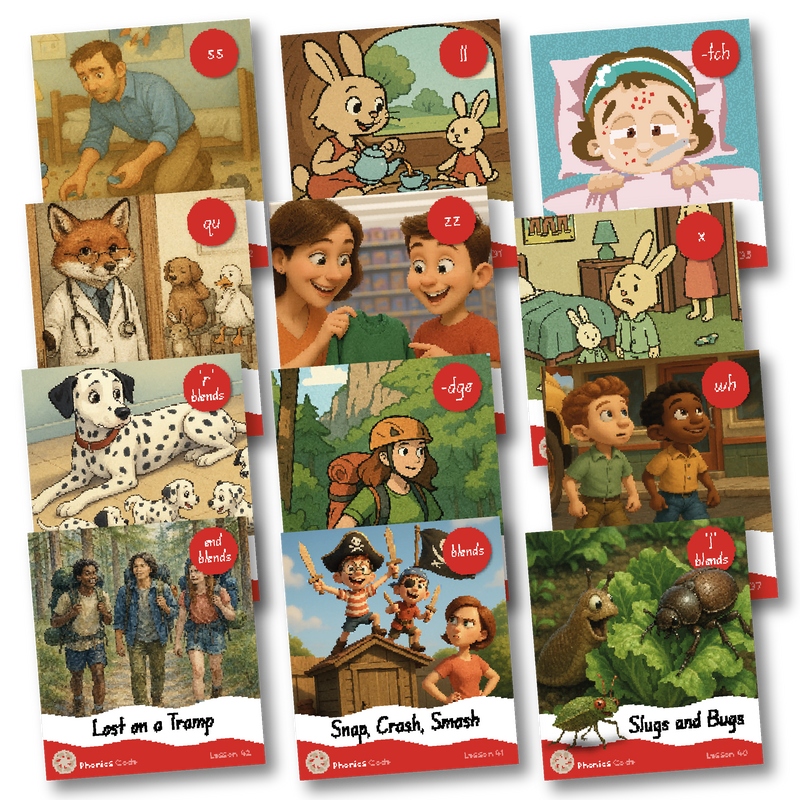 Phonics Code Books 30-42