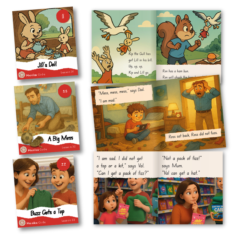 Phonics Code Books 30-42