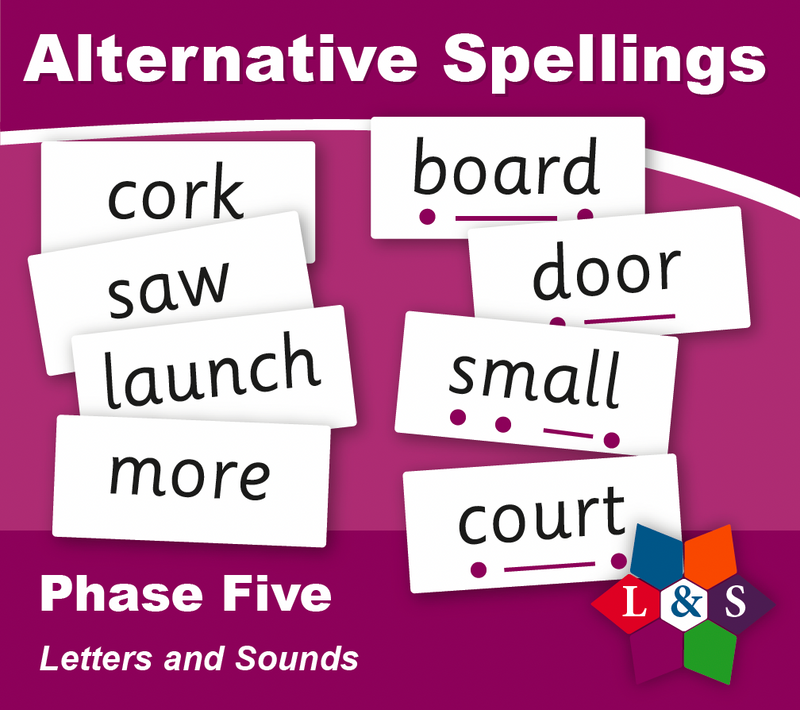 Alternative Spellings Flashcards - Phase Five – Smart Kids NZ