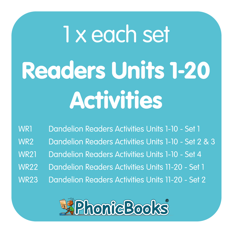 Readars Dandelion Readers Activities Units 1-20 Bundle – Smart Kids NZ
