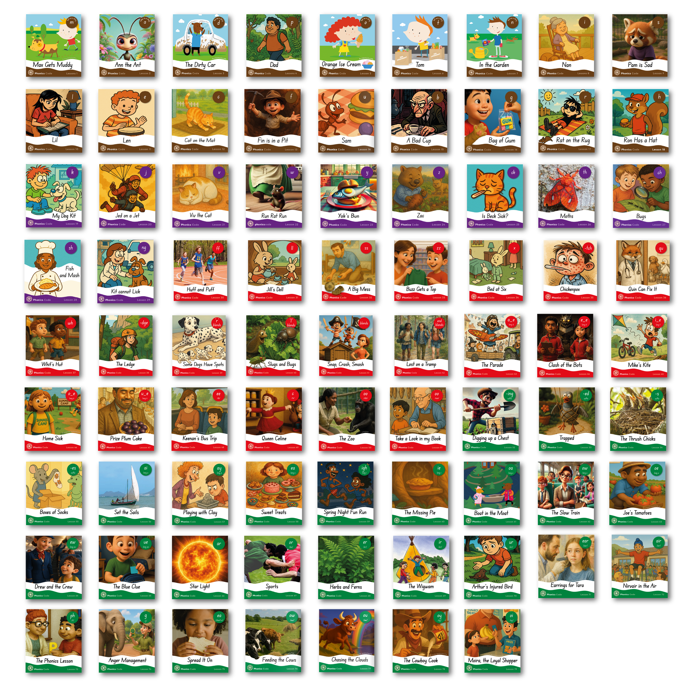 Code Book Decoder Decodable Books 1-79 – Smart Kids NZ