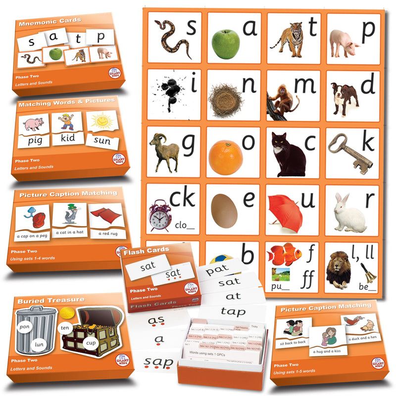 Letters and Sounds Phase 2 Kit – Smart Kids NZ