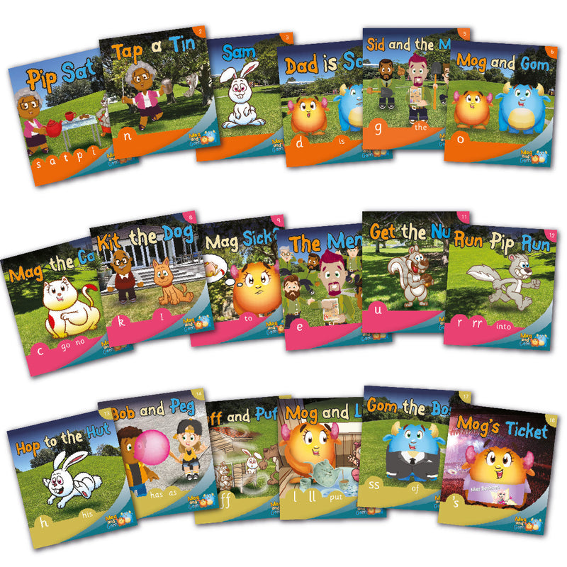 Phase 2 Mog and Gom Books – Smart Kids NZ