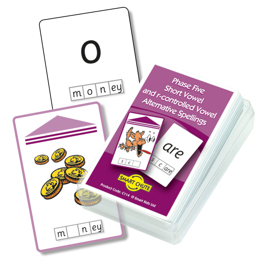 Letters and Sounds Phase 5 Short & R-Controlled Vowel Alternative Spellings