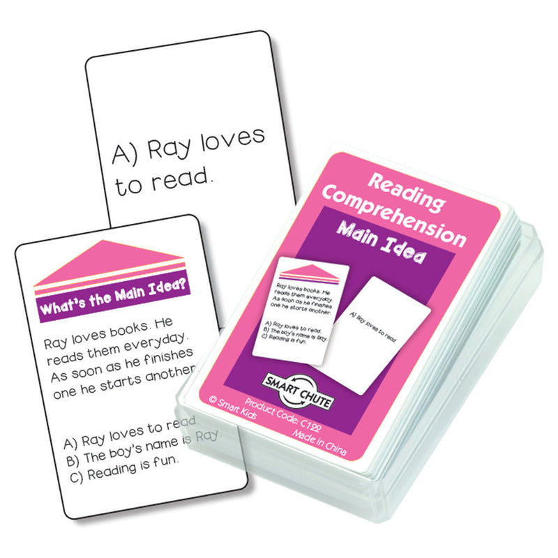 Main Idea Reading Comprehension Cards