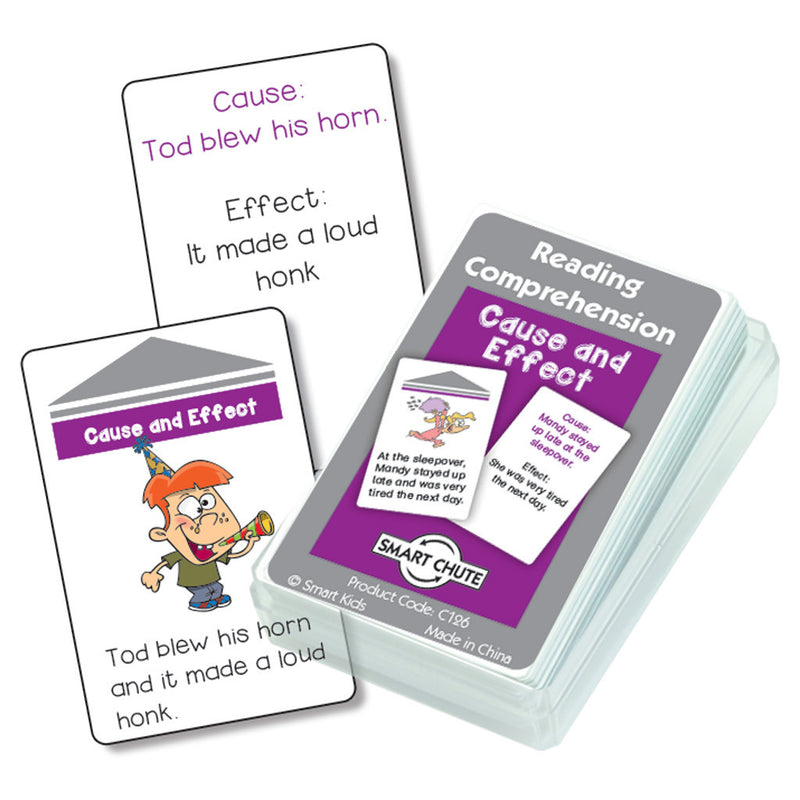 Cause and Effect Reading Comprehension Cards