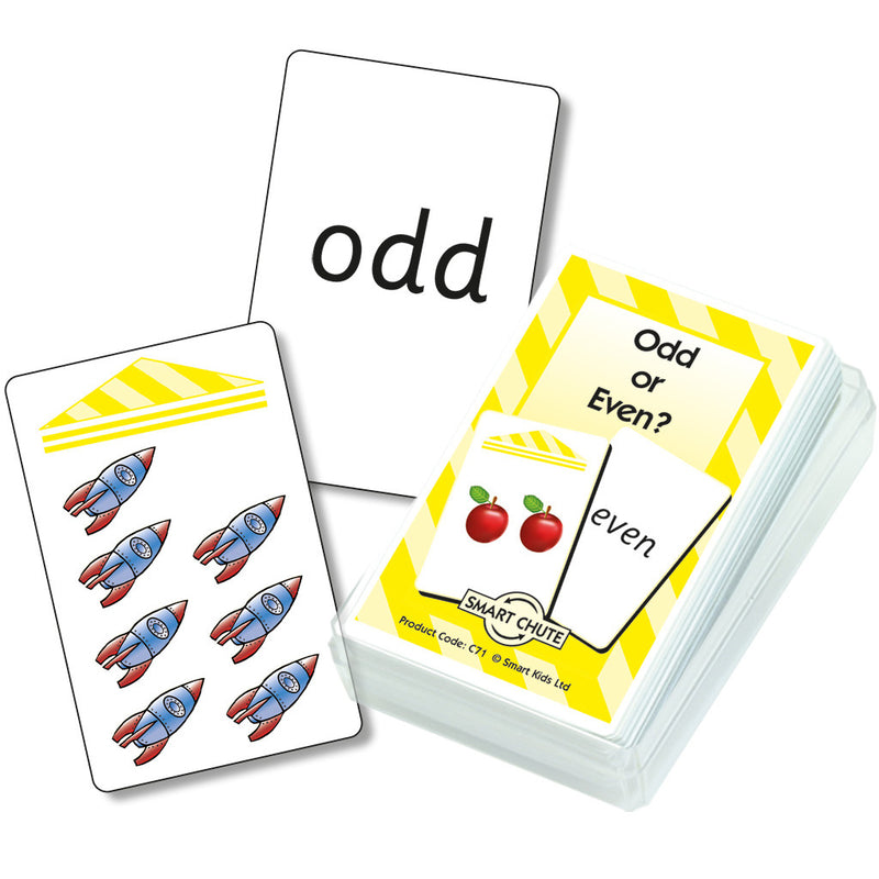 Odd and Even Numbers Chute Cards