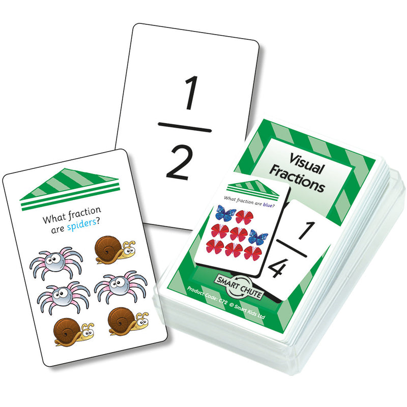 Visual Fractions Chute Cards