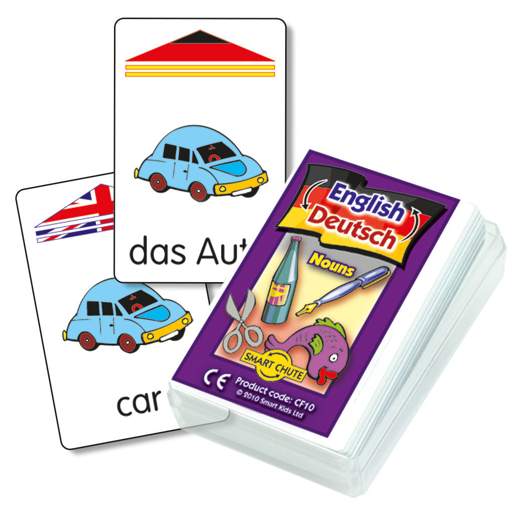 German Noun Chute Cards