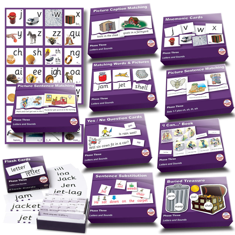 Letters and Sounds Phase 3 Kit