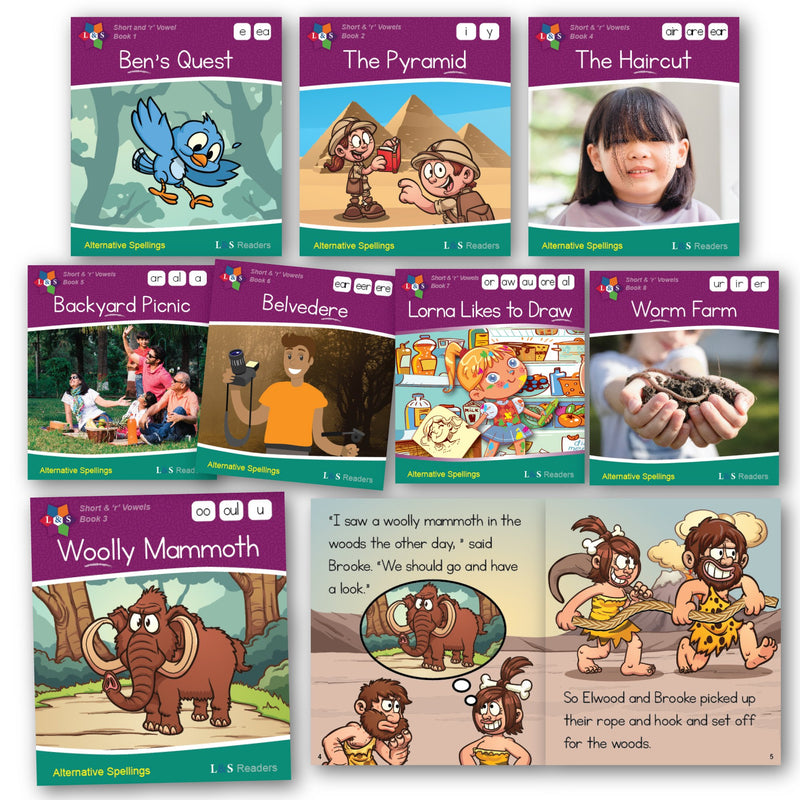 Phase 5 Alternative Spellings - Short Vowel Sounds