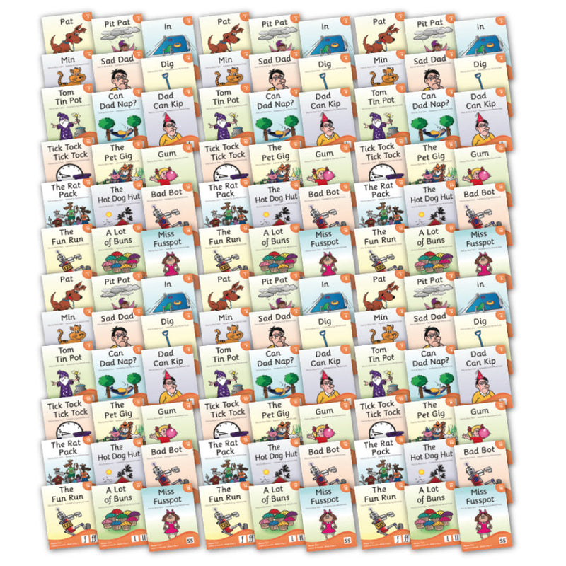 6 x Phase 2 Pocket Rocket Readers (108 books)