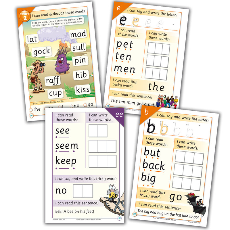 Phase 2 & 3 Activity Book Class Set (30 Books)
