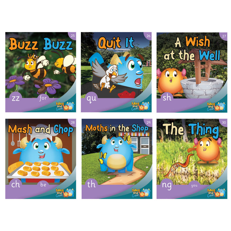 Mog and Gom Books Unit 5 (set of 36 books)