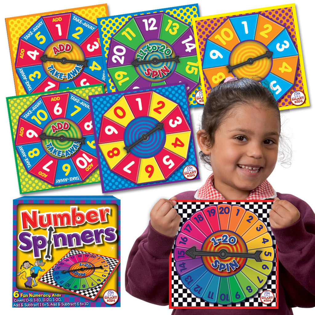 6 Number Spinners