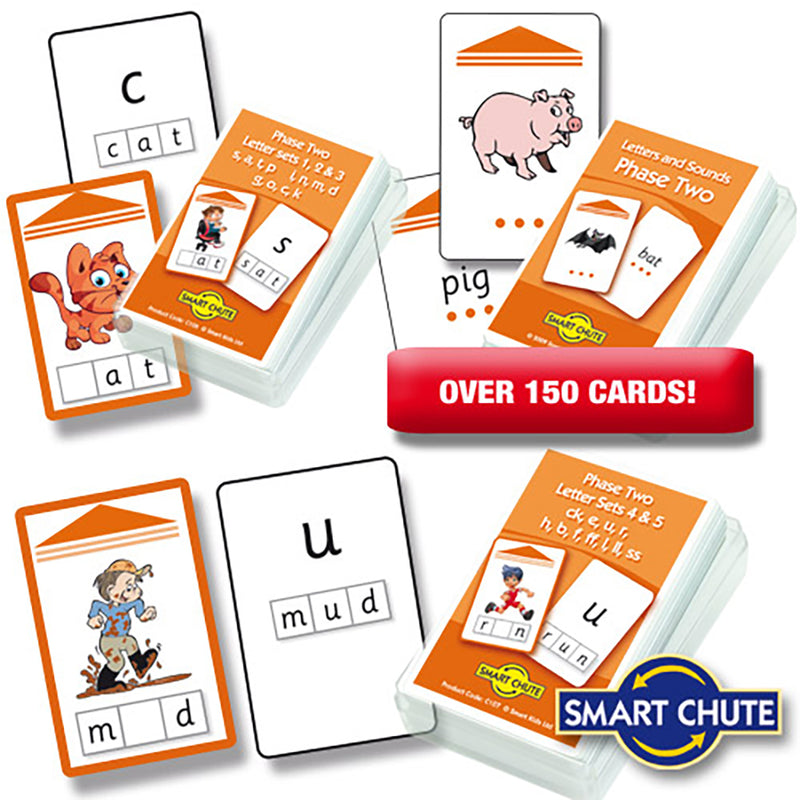 Letters and Sounds Phase 2 Chute Cards Smart Buy