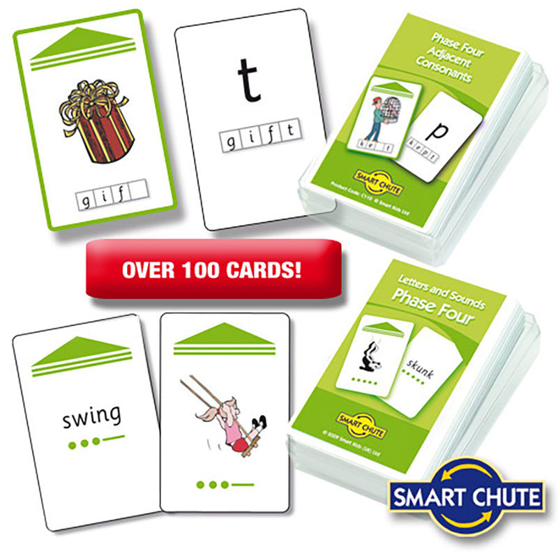 Letters and Sounds Phase 4 Chute Cards Smart Buy