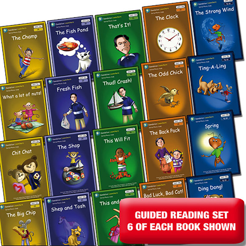 Dandelion Launchers, Units 11–15 ‘The Big Chip’ - (6 x Sets, 120 Books)