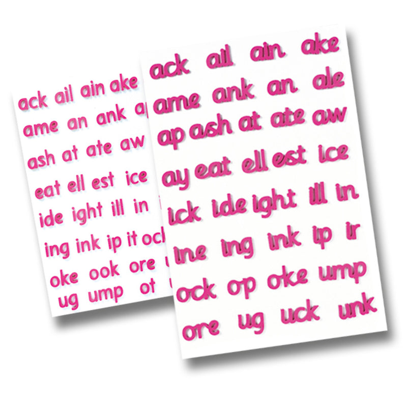 Magnetic Foam Rhymes (Print font)