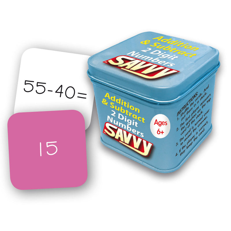 Savvy - Addition & Subtraction 2-digit numbers