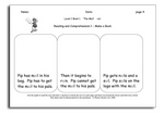 Dandelion Readers, Level 1 Reading & Spelling Activities