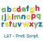 Magnetic Foam Letters - Print Script