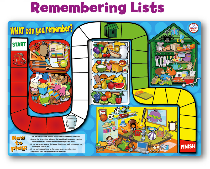 6 Memory Skills Board Games Smart Kids NZ